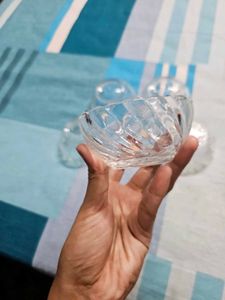 Set of Six Glass Bowls