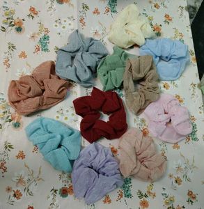 Colorful Scrunchie Set pack of 12