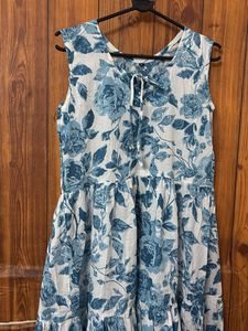 Udaipuri Floral Print Sundress | 100% Cotton