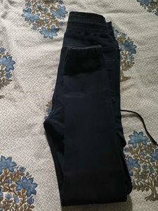 Black Cargo Joggers