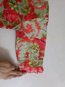 Saree With Designer Blouse