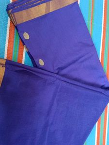 Elegant Blue Banarasi Silk Saree