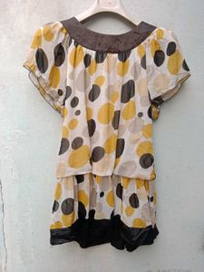 New With Tag Cute Art Double Layer Top
