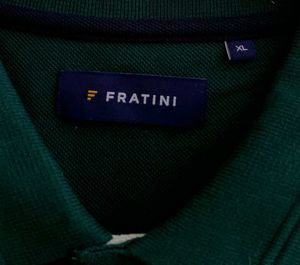 FRATINI Color Block Cotton Polo Tshirt.