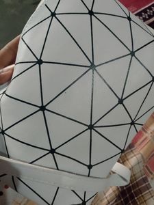 White Sling Bag Stylish Printed