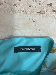 floral side cut halter maxi dress