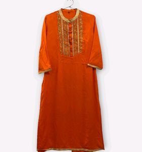 Orange Kurti ✨🧡
