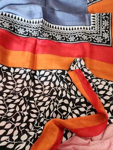 Handloom Saree - Tussar silk cotton