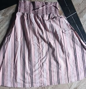 Striped Pink Skirt