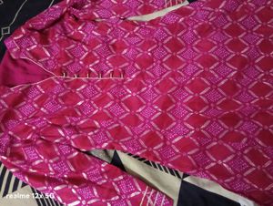 Pink Printed Kurti