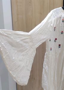 White Floral Dress