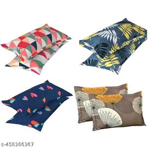 Colorful Geometric Pillowcases (Set of 10