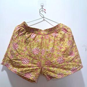 Cotton Printed Shorts