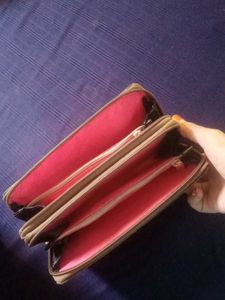 Studded Zip-Around Wallet