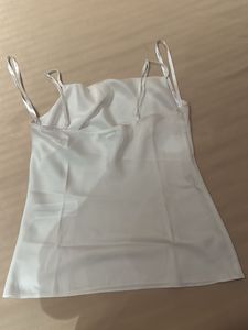 Forever New White Strip Top
