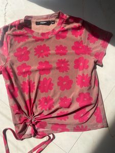 ruched crop top