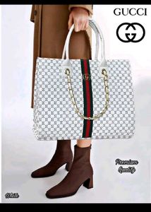 GUCCI PREMIUM QUALITY TOTE N LAPTOP BAG 2 IN 1