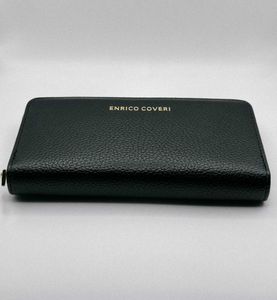 Enrico coveri Italian Black Leather Wallet