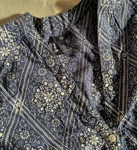 GAP Blue And White Floral Cotton Dress