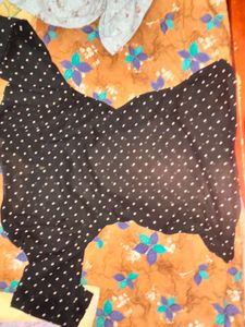 ONLY Cute Polka Dot Sheer Fabric Top