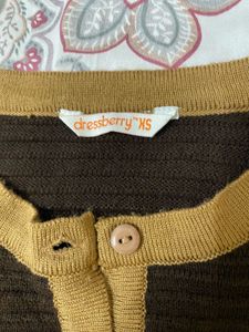 Dressberry Brown Cardigan