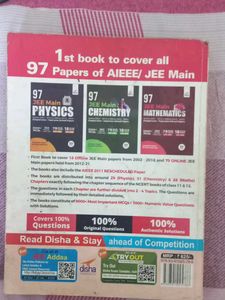 Disha JEE Main Mathematics PYQs