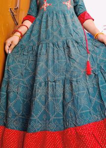 New Kurta In Full Long Nd Flare Look's Good