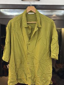 Olive Green Shirt By Snitch