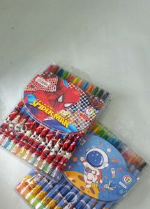 Stationary, Rolling Crayons