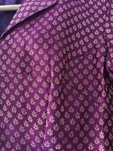 Crop brocade blouse for skirt