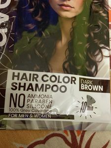 Avelia Dark Brown Hair Color Shampoo