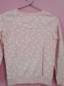 Cute Pink Polka Dot Top