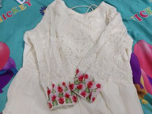 Sequnce Work Anarakali Kurti