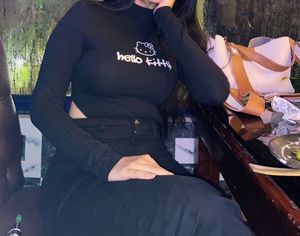 Forever21 Hello Kitty Black Bodysuit