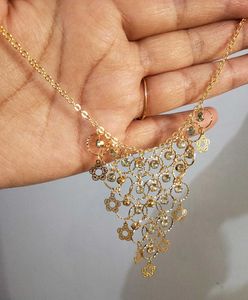 Gold Dangling Necklace