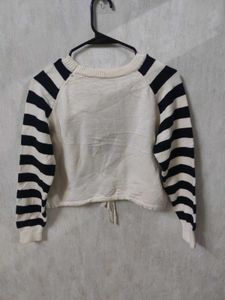 Striped &#39;1997&#39; Knit Sweater