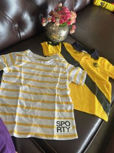 Kids&#39; Yellow Striped Shirt Bundle