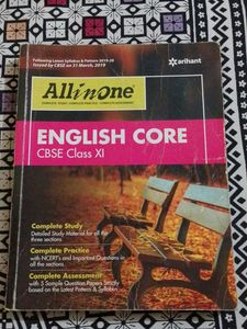 Arihant All In One English Core Class 11