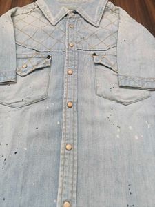 Denim half sleeve Shirt
