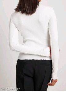 White Long Sleeve Top
