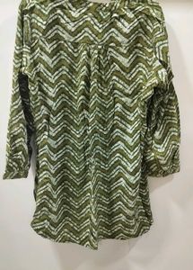 Women Short Green Kurti