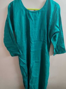 Elegant Teal Embroidered Kurta