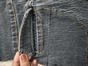 Y2K mini denim skirt