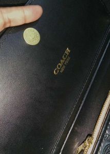 Coach Cross-body Bag In Authentic Black Color