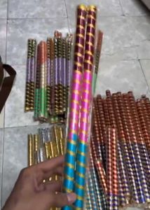 Colorful Dandiya Sticks for Festive Dances
