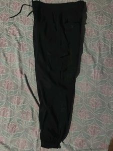 Black Cargo Joggers