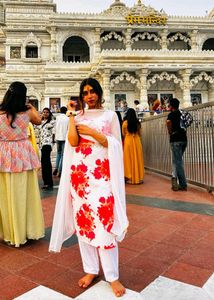 Women Kurta Set With Plazo And Duppata
