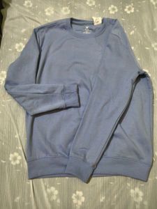 Blue &#39;No Fuss&#39; Sweatshirt