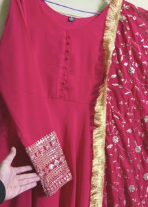 New/Unused Embroiderd Gown With Heavy Dupatta