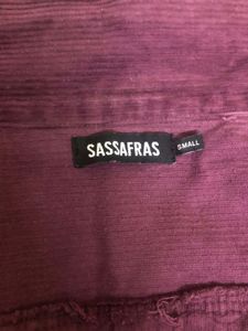 Women Burgundy Corduroy Crop Jacket